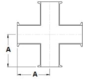 BPE Clamp Cross Dimensions